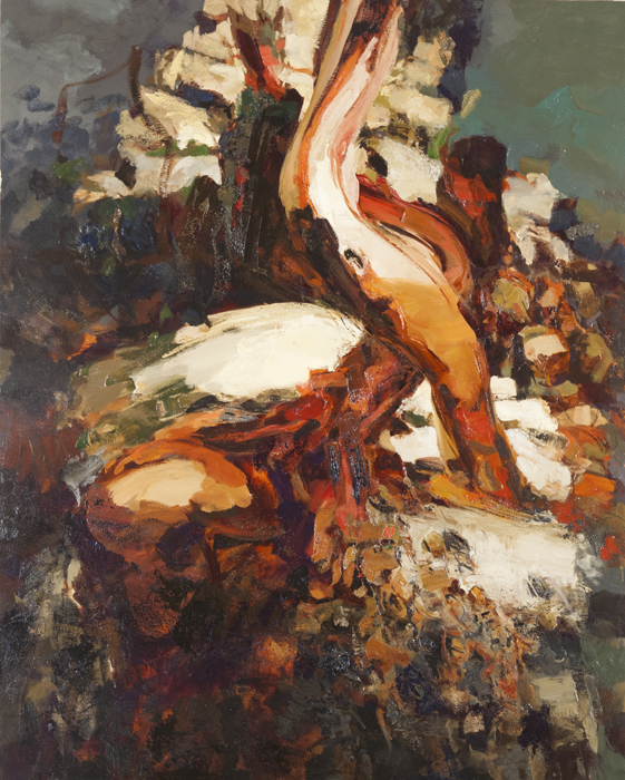 Untitled 5-13, May 2013, oil on canvas, 70 x 56".